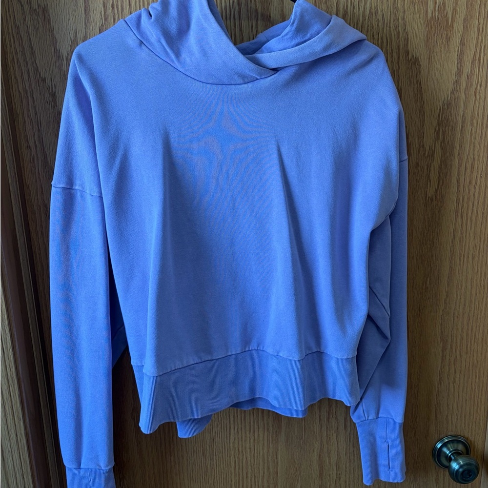 JoyLab Cropped Lilac Hoodie